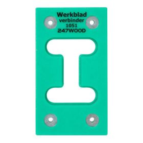 247WOOD Freesmal werkbladverbinder 