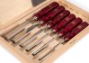 Chisel set 6 pcs wooden box