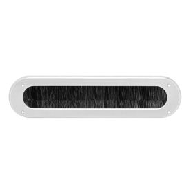 Draft shield oval brushed stainless steel Draft shield oval brushed stainless steel