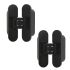 DX Invisible 3D hinge black 2pc