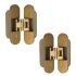 DX Invisible 3D hinge satin bronzed 2pcs