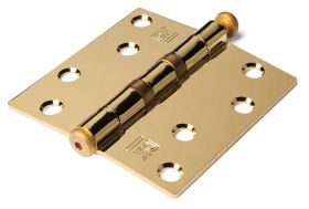 DX Kogellagerscharnier 89x89 vermessingd