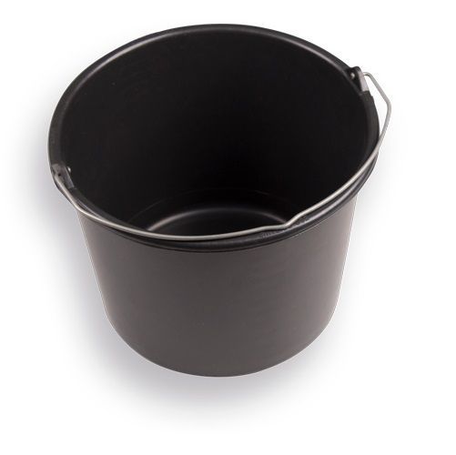 gripline construction bucket black 12 liters