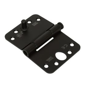 Slide bearing hinge cantilever round corners 3 mm 125x89 mm SKG***® black lacquered Slide bearing hinge cantilever round corners 3 mm 125x89 mm SKG***® black lacquered