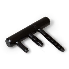Drill-in hinge steel black 12 mm for metal frames Drill-in hinge steel black 12 mm for metal frames