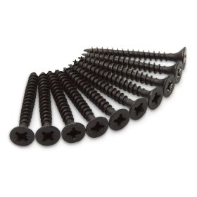 hinge screws black 60 pcs - Pozidriv