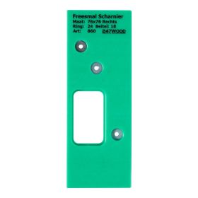 Hinge template 76x76 right Hinge template 76x76 right