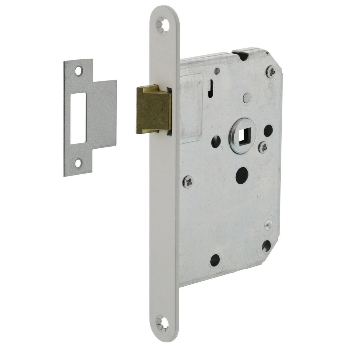 lock with white front plate