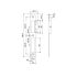 Router Template Strike Plate 127x23 Left