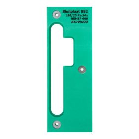 Router Template Strike Plate 192x25 right