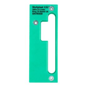 Router Template Strike Plate 200x23 left