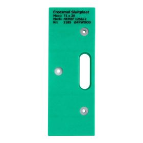 Router Template Strike Plate 71x20