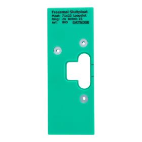 Router Template Strike Plate 71x23