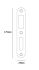 Strike pocket Pertura magnet lock 20x175
